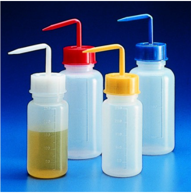 (image for) Wash Bottle, Wide Mouth, Natural Cap, 500ml